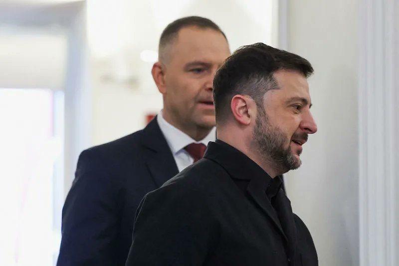 Wołodymyr Zełenski i Karol Nawrocki. Ilustracja hasła ukraiński biznes w Polsce